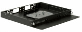 Оптические компоненты СКС hyperline fo-19v-1u-3xslt-w130h30-24un-bk бокс оптический универсальный 19" выдвижной, с полкой, от 8 до 24 портов | 401216 | hyperline выгодная цена