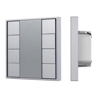 1Ленты светодиодные intelligent arlight панель knx-223-8-grey (bus) | 027962 | arlight выгодная цена