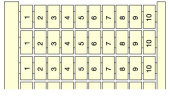 Клеммные соединения маркировка rc55 10x(141 a 150) , верт. | 1sna230055r0400 | te выгодная цена