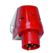 Разъемы промышленные вилка настенная 32a 4p 400v 6h ip44 quick connect размер 92x94 i 24405-bals i bals выгодная цена