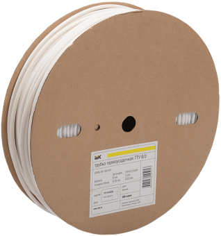 1Изделия для монтажа и опрессовки кабеля трубка термоусаживаемая тту 12/6 желтая 100 м/упак | udrs-d12-100-k05 | iek выгодная цена