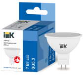 Лампы (источники света) лампа светодиодная led 7вт gu5.3 230в 6500к eco mr16 софит | lle-mr16-7-230-65-gu5 | iek выгодная цена