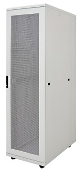 1Шкафы и стойки телекоммуникационные 19 шкаф серверный 19", 47u, 800х1200, перф.двери cер. (место 3) | ls35-47u82-pp-3 | itk выгодная цена