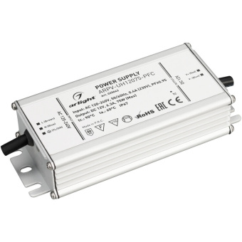 1Ленты светодиодные блок питания arpv-uh12075-pfc (12v, 6.3a, 75w) | 025043 | arlight выгодная цена