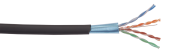 Кабель витая пара (UTP, FTP) каб. в. п. u/utp кат. 5e 4х2х24awg solid ldpe черный | lc3-c5e04-139-100 | itk выгодная цена