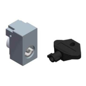 Шкафы, боксы и аксессуары замочн. личинка треуг. 6.5мм | nsyint61 | schneider electric выгодная цена