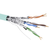Кабель витая пара (UTP, FTP) кабель cat 6а, u/ftp, нг(а)-hf, бухта 500м, аква | rn6aufa01aq | dkc выгодная цена