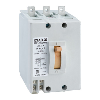1Выключатели автоматические силовые выключатель автоматический ва21-29-341810-80а-12iн-400ac-нр400ac/dc-у3 | 100308 | кэаз выгодная цена
