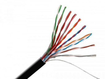 1Кабель витая пара (UTP, FTP) кабель связи витая пара u/utp, кат.5e 10х2х24awg solid, ldpe, 305м, черный | lc3-c5e10-139 | itk выгодная цена