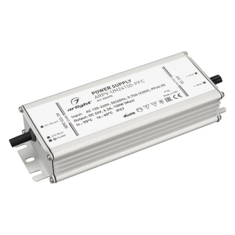 1Ленты светодиодные блок питания arpv-uh24150-pfc (24v, 6.3a, 150w) | 024270 | arlight выгодная цена