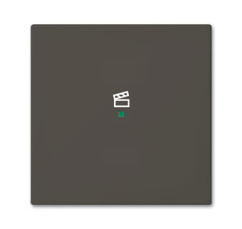1Розетки, выключатели, звонки электрические srs-1-95 клавиша одинарная free@home, сцена, basic 55, цвет chateau-black | 6220-0-0689 | 2cka006220a0689 | abb выгодная цена