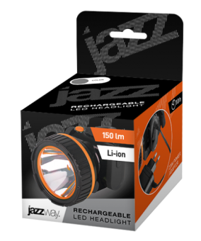 1Фонари фонарь прожекторный accuh7-l3w-bk, li-ion, промо | 5009004 | jazzway выгодная цена