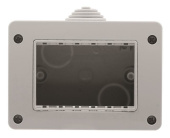Розетки, выключатели, звонки электрические abb zenit коробка ip40 для открытой установки на 3 модуля, zenit/stylo | n3391.1 | 2cla339110n1101 | abb выгодная цена