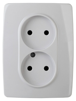 1Розетки, выключатели, звонки электрические розетка 2x2p 16a-250в ip20 эра12 белый | б0031238 | эра выгодная цена