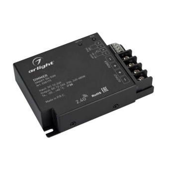 1Ленты светодиодные диммер smart-d6-dim (12-24v, 1x20a, 2.4g) | 028175 | arlight выгодная цена