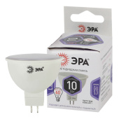 Лампы (источники света) лампа светодиодная led mr16-10w-860-gu5.3 (диод, софит, 10вт, холод, gu5.3) (10/100/6000) | б0049073 | эра выгодная цена