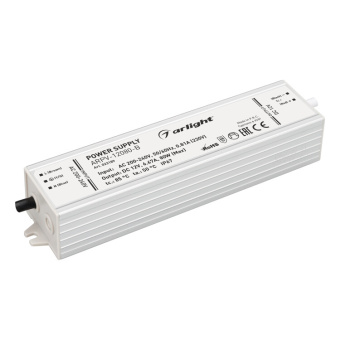 1Ленты светодиодные блок питания arpv-12080-b (12v, 6.7a, 80w) (arlight, ip67 металл, 3 года) | 023189 | arlight выгодная цена
