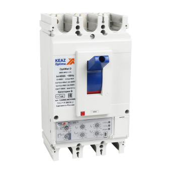 1Выключатели автоматические силовые optimat d400n-mr2.1-у3| 321658 | кэаз выгодная цена