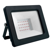 Прожекторы прожектор светодиодный 30w красный ac220v/50hz ip65, в черном компактном корпусе, ll-903 | 41519 | feron выгодная цена