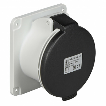 1Разъемы промышленные панел роз угл бстр 32а 3p-e 480-500 ip44 | pkf32g444 | schneider electric выгодная цена