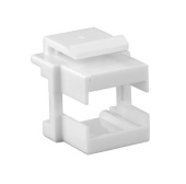 Розетки, адаптеры и модули Keystone kj1-sc/dlc-wh вставка формата keystone jack, для проходного адаптера sc или dlc | 32485 | hyperline выгодная цена