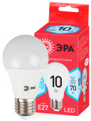 Лампы (источники света) лампа светодиодная led 10вт е27 4000к smd a60-10w-840-e27_eco | б0028005 | эра выгодная цена