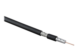1Кабель коаксиальный (RG) coax-rg6-100 кабель коаксиальный rg-6, 75 ом (тв, sat, catv), жила - 18 awg (1.02 mm, омедненная сталь) | 49057 | hyperline выгодная цена