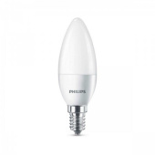 Лампы (источники света) лампа светодиодная ess ledlustre 6вт 620лм e14 840 p45fr | 929002971707 | philips выгодная цена