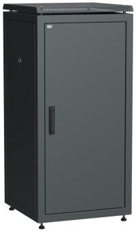 1Шкафы и стойки телекоммуникационные 19 шкаф сетевой 19" linea n 28u 600х800 мм металлическая передняя дверь черный | ln05-28u68-m | itk выгодная цена