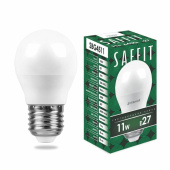 Лампы (источники света) лампа светодиодная sbg4511 11w 6400k 230v e27 g45 | 55141 | saffit выгодная цена
