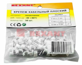 Изделия для монтажа и опрессовки кабеля крепеж кабеля плоский 6 х 4 мм, белый (упак. 50 шт) | 07-4206 | rexant выгодная цена