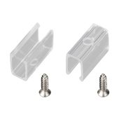 Ленты светодиодные держатель arl-moonlight-1206-clip clear (arlight, пластик) | 029825 | arlight выгодная цена