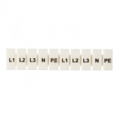 Клеммные соединения маркеры для jxb-st 2,5 с символами "l1, l2, l3, n, pe" (10 шт.) ekf proxima | zb-st-2.5-l-1-3 | ekf выгодная цена