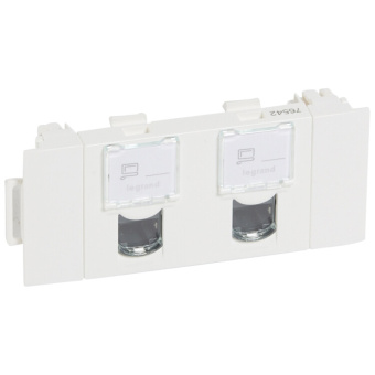 1Розетки, выключатели, звонки электрические mosaic rj45 ftp cat. 5e 2 модуля cd | 076542 | legrand выгодная цена