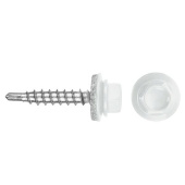 Крепёж саморез кр св. 4,8х35 ral-9003 (ярко-белый) (250 шт) - ведро ( 1,415 кг) | 127875 | tech-krep выгодная цена