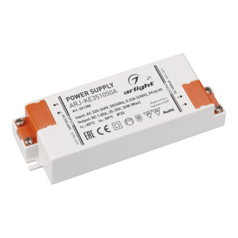 1Ленты светодиодные блок питания arj-ke351050a (37w, 1050ma, pfc) | 021380 | arlight выгодная цена