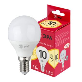 1Лампы (источники света) лампа светодиодная red line led p45-10w-827-e14 r e14 10вт свеча теплый белый свет | б0052378 | эра выгодная цена