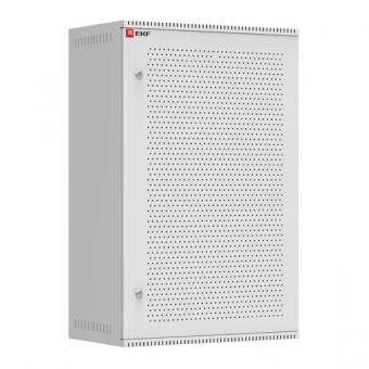 1Шкафы и стойки телекоммуникационные 19 шкаф телекоммуникационный настенный 18u (600х350) дверь перфорированная, astra a серия ekf basic | itb18p350 | ekf выгодная цена