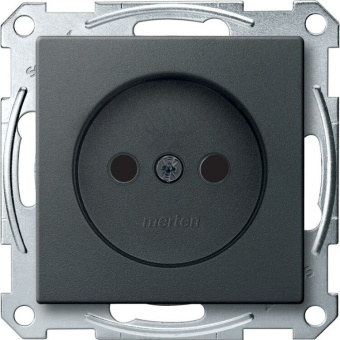 1Розетки, выключатели, звонки электрические мех-м розетки б/з с/ш, антрацит | mtn2000-0414 | schneider electric выгодная цена