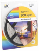 Ленты светодиодные лента светодиодная lsr-3528rgb54-eco 4,8вт 12в rgb ip65 5м | lsr1-3-054-65-1-05 | iek выгодная цена
