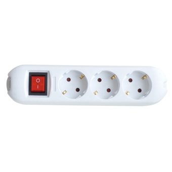 1Удлинители, удлинители на катушке, катушки переносные колодка 3gs-smart трехместная с выключателем 16а с заземлением 5430 | 4690612010489 | in home выгодная цена