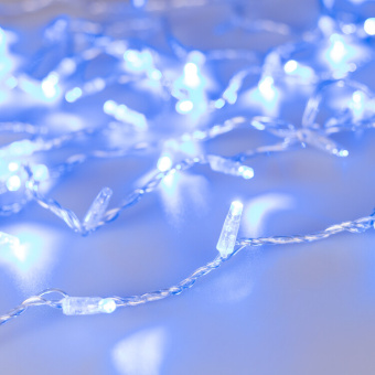 1Ленты светодиодные светодиодная гирлянда ard-string-classic-1000-clear-100led-pulse blue (230v, 7w) (ardecoled, ip65) | 031641 | arlight выгодная цена