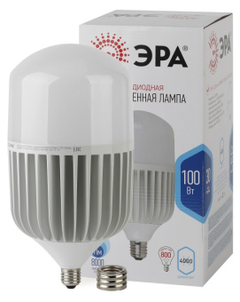 1Лампы (источники света) лампа светодиодная led 100вт е27/е40 4000к smd power 100w-4000-e27/e40 | б0032089 | эра выгодная цена