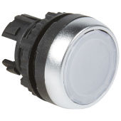 Кнопки, светосигнальные лампы и кнопочные посты головка с пружинным возвратом ? 22,3 - osmoz - для комплектации - с подсветкой - с потайным толкателем - белый | 024000 | legrand выгодная цена
