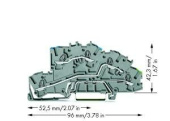 Клеммные соединения многоуровневые клеммы для монтажа; 4 mm?; n/l/pe; push-in cage clamp выгодная цена