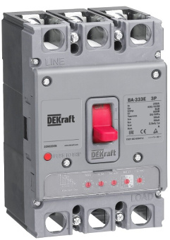 1Выключатели автоматические силовые сил. авт. выкл. эл. расц. 3p 250а 50ка | 22502dek | dekraft выгодная цена