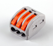 Клеммные соединения ld222-413 клемма строительно-монтажная 3-проводная (diy упаковка 5 шт) | 32421 | stekker выгодная цена