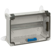 Коробки распределительные коробка промышленная пластиковая - ip55 - ik07 - ral 7035 - 270x170x86 мм - сплошная крышка | 035970 | legrand выгодная цена