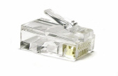 Разъемы RJ разъем под витую пару plug-8p8c-u-c6-100 rj-45(8p8c) кат.6 (50 µ"/ 50м.дюй.),универсальный (д. одн. имногож. каб.) (100 шт) | 49367 | hyperline выгодная цена