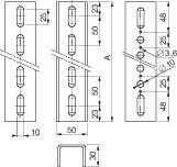 Шкафы, боксы и аксессуары 2 стандарт. вертик. рейки 1800мм | nsyvr18 | schneider electric выгодная цена